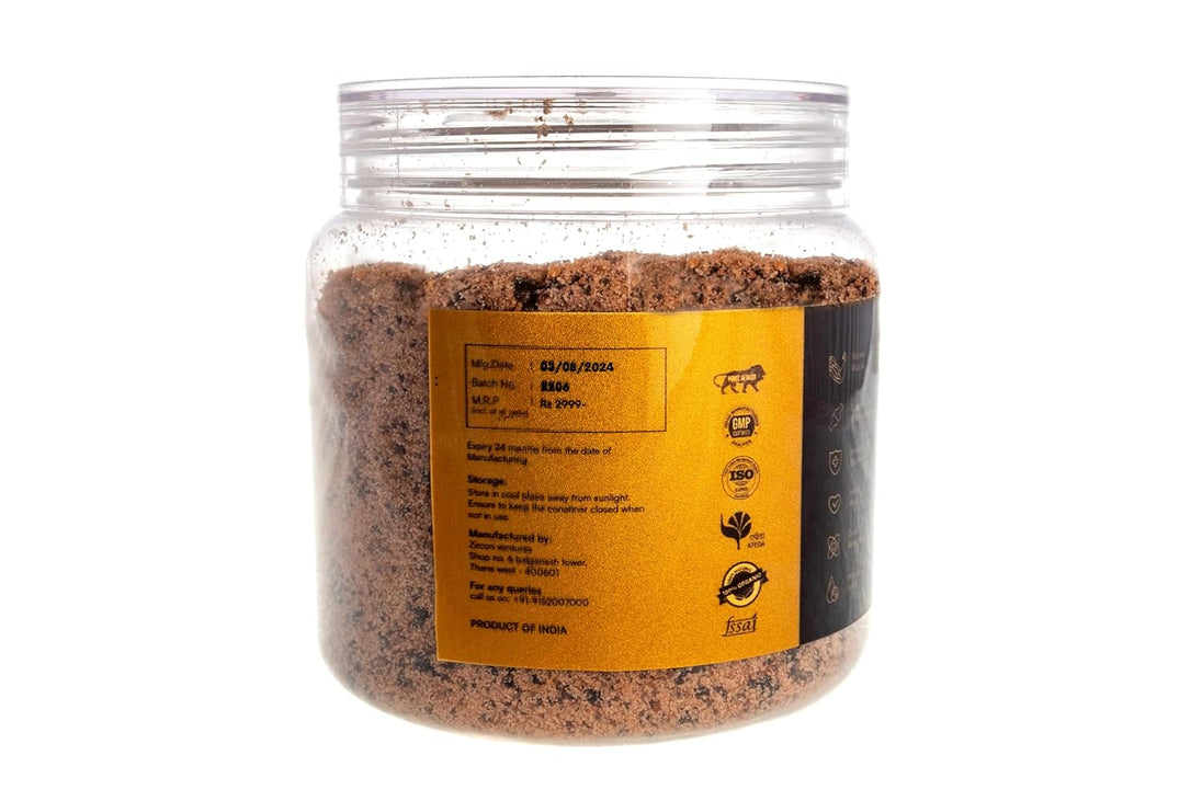 7VED Bamboo Salt, 1kg – Antioxidant, Anti - inflammatory, Supports Joint & Bone Health, Heart Health, Immune Booster, Detoxifier, Alkalizing Effect - Zircon Ventures