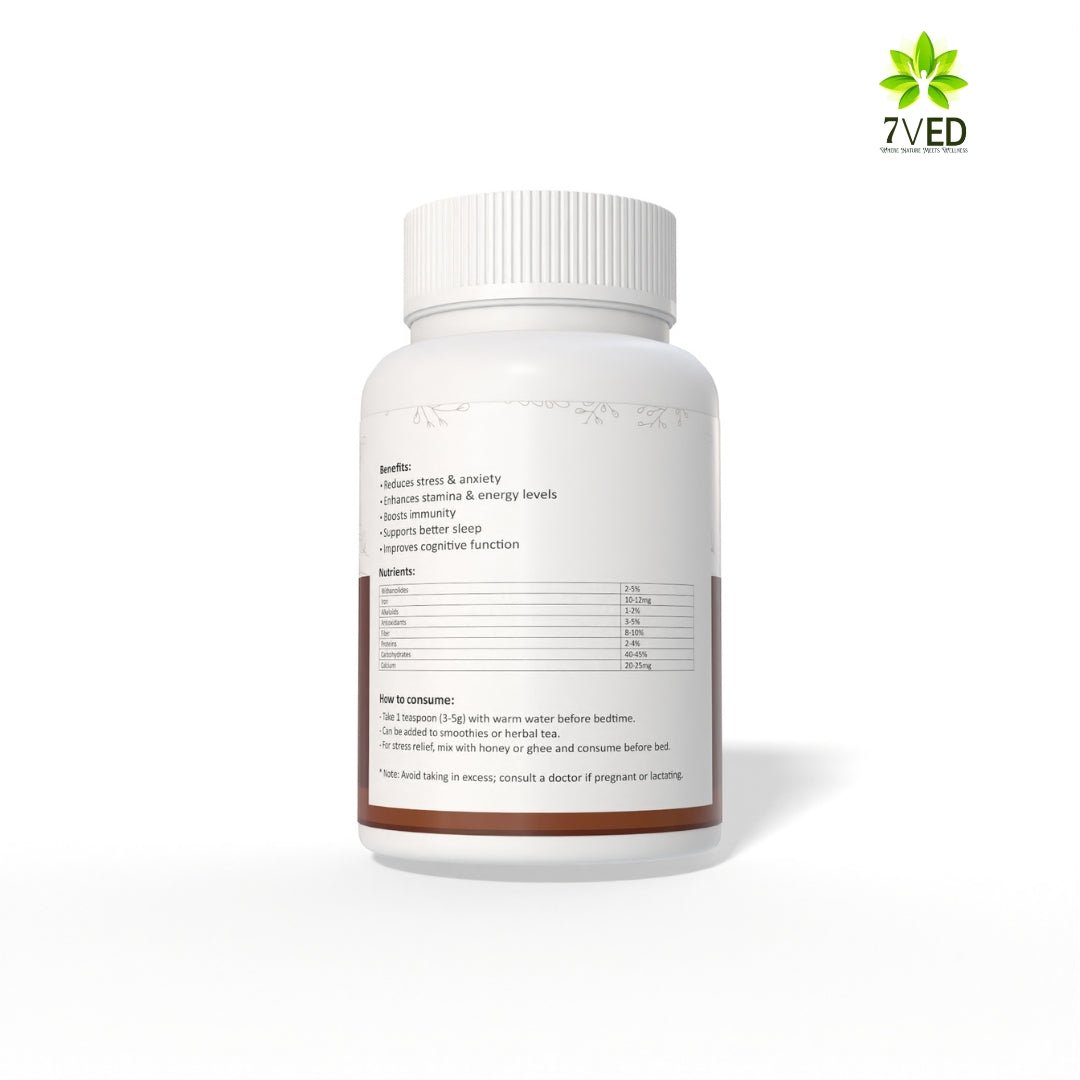 7VED Ashwagandha Powder – Stress Relief, Energy & Immunity Support - Zircon Ventures