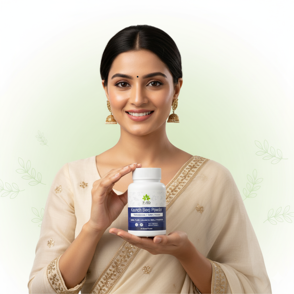7VED Kaunch Beej Powder – 100g | Pure Mucuna Pruriens | Ayurvedic Supplement for Strength, Stamina & Hormonal Balance | Natural Vitality & Fertility Booster | No Additives
