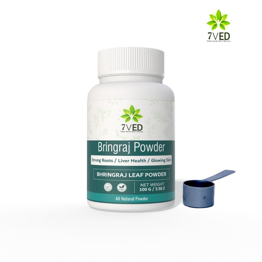 7Ved Bhringraj Powder – Hair Rejuvenator & Liver Tonic - Zircon Ventures